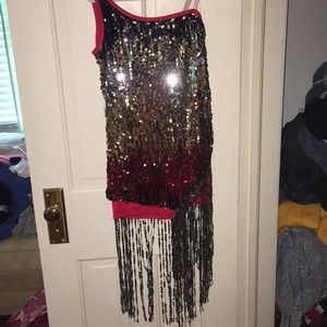 Costume Gallery Red and Sequin Dance Costume